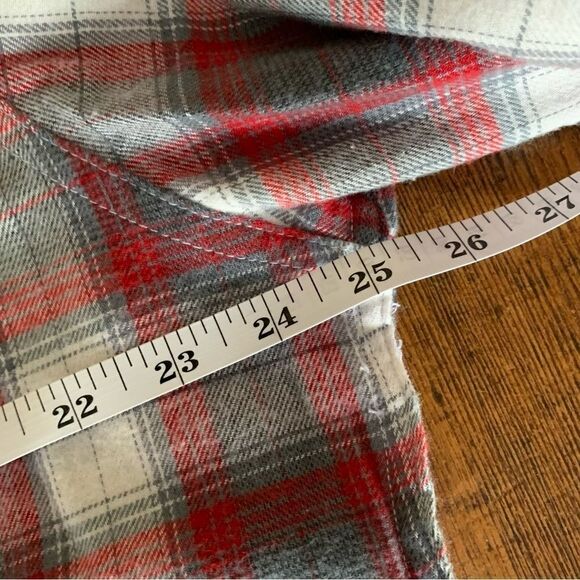 Field & Stream Cotton Gray & Red Flannel Long Sleeve Shirt Sz XXL - Picture 5 of 9